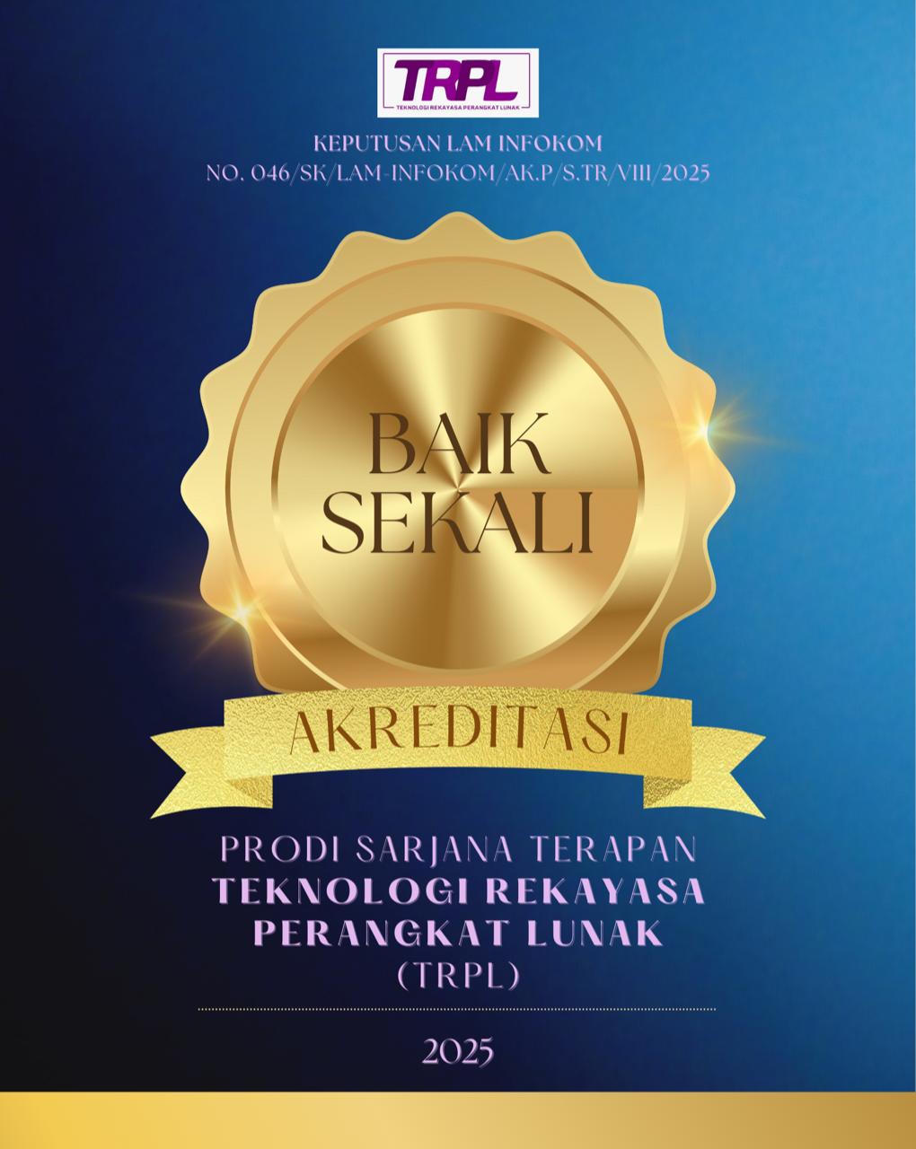 Program Studi Teknologi Rekayasa Perangkat Lunak Politeknik Negeri Madiun Raih Akreditasi “Baik Sekali” dari LAM INFOKOM